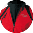 Ronstan - Regatta vízhatlan felső - felnőtt spray top piros/fehér/fekete 